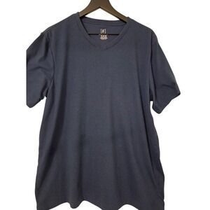 George Mens XL V-Neck Short Sleeve T-Shirt Casual Everyday‎ Tee